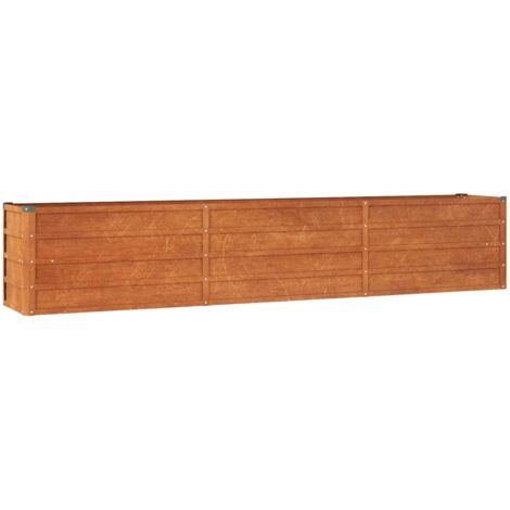 Hochbeet Rostig 240x40x45 cm Cortenstahl vidaXL