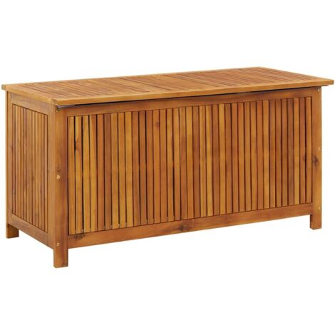 vidaXL Gartenaufbewahrungsbox Akazienholz 113x50x58 cm