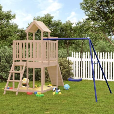 Spielplatz im Freien aus massivem Kiefernholz
