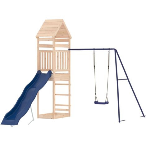 vidaXL Spielplatz im Freien aus massivem Kiefernholz