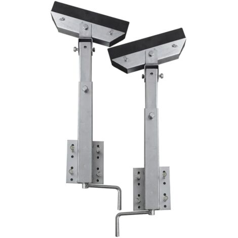 Set aus 2 verstellbaren Langstützen 63 - 88 cm für Bootstrailer