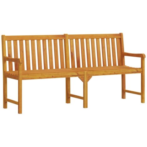 Gartenbank 180 cm Massivholz Akazie vidaXL