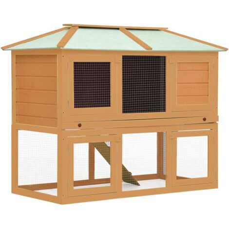 Doppelkäfig für Tiere Holz