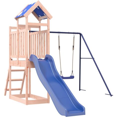 vidaXL Spielplatz im Freien aus massivem Douglasienholz