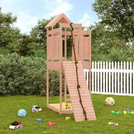 Spielturm mit Kletterwand Massivholz Douglasie vidaXL (1/5)