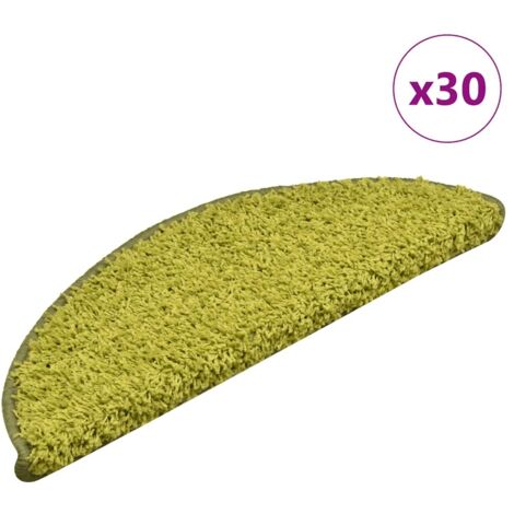 Stufenmatten 30 Stk. 56x17x3 cm Grün Halbrund vidaXL