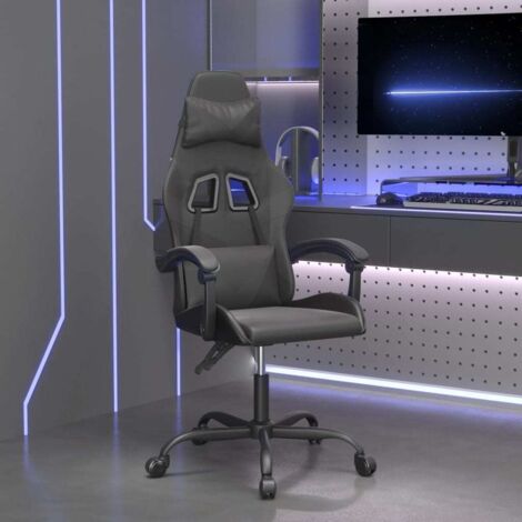 Gaming-Stuhl Schwarz Kunstleder vidaXL