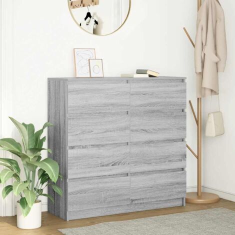 Sideboard Grau Sonoma 100x35x99 cm Holzwerkstoff vidaXL917566