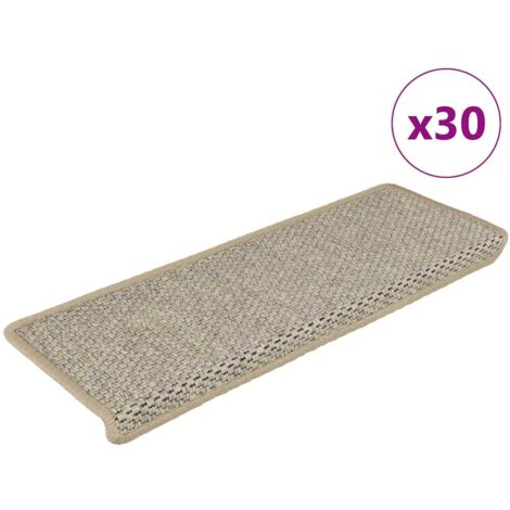 Stufenmatten Selbstklebend Sisal-Optik 30 Stk. 65x21x4cm Grün vidaXL