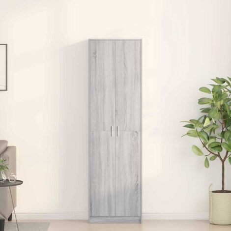 Kleiderschrank Grau Sonoma 55x25x189 cm Holzwerkstoff vidaXL641523