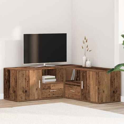 Eckregal Altholz-Optik 200x40x45 cm Holzwerkstoff vidaXL
