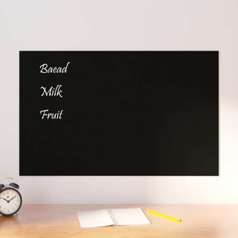 Prolenta Premium Magnettafel Wandmontage Schwarz 80x50 cm