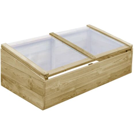 vidaXL Greenhouse Impregnated Pinewood 100x50x35 cm