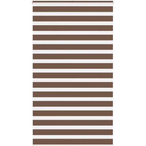Zebrarollo Braun 120x230 cm Stoffbreite 115,9 cm Polyester vidaXL759520