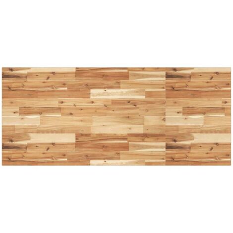 Schreibtischplatte aus massivem Akazienholz, geölt, 120x60x2cm