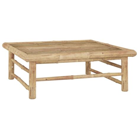 Gartentisch 65x65x30 cm Bambus