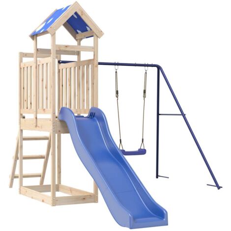 Spielplatz aus massivem Kiefernholz für den Außenbereich