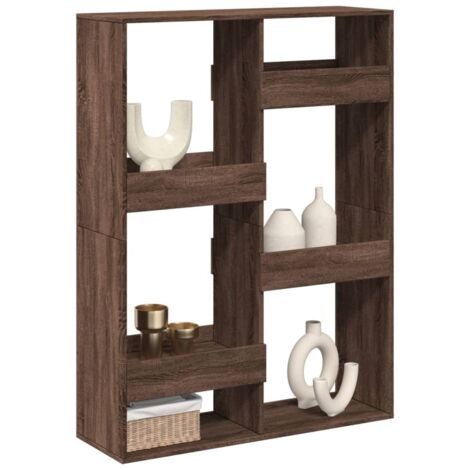 Raumteiler Braun Eichen-Optik 100x33x135 cm Holzwerkstoff vidaXL
