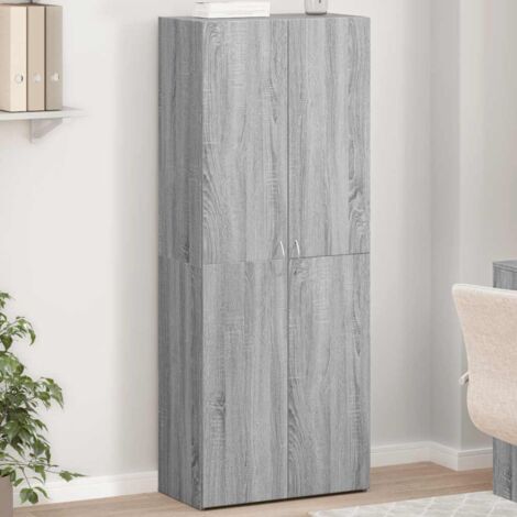 Aktenschrank Grau Sonoma 60x32x153 cm Holzwerkstoff vidaXL932780