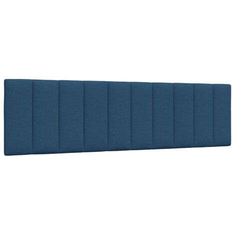 Kopfteil-Kissen Blau 180 cm Stoff vidaXL786493