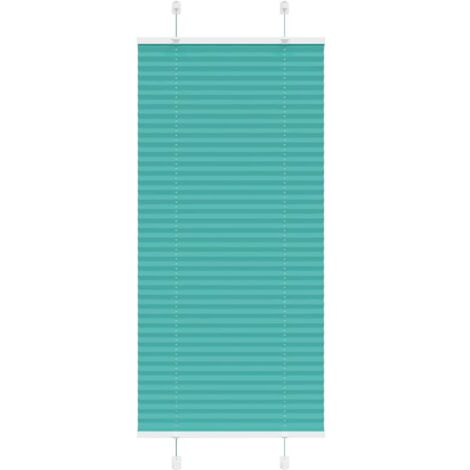 Plissee Petrolgrün 65x100 cm Stoffbreite 64,4 cm Polyester vidaXL