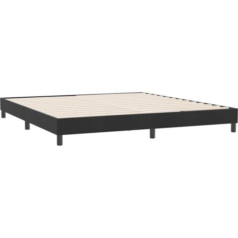 Boxspringbett ohne Matratze Schwarz 180x210 cm Samt vidaXL