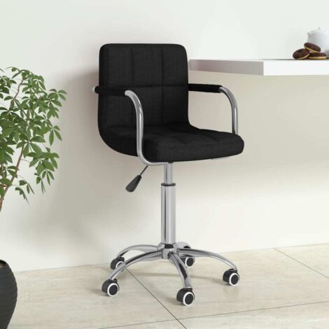 Bürostuhl Drehbar Schwarz Stoff vidaXL296753 (1/5)