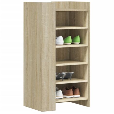 vidaXL Schuhschrank Sonoma Eiche 52x37,5x100 cm