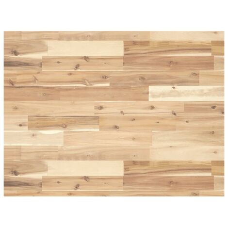 Waschtischplatte Unbehandelt 80x60x4 cm Massivholz Akazie vidaXL (1/5)