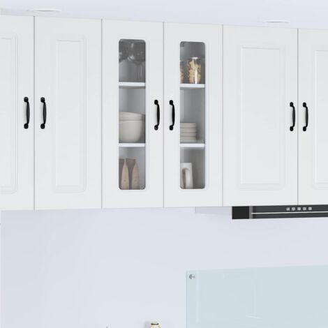 Küchenschrank Kalmar Hochglanz Weiß 60 x 31 x 80 cm vidaXL