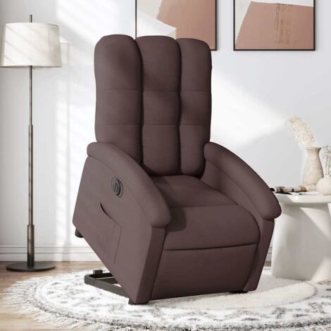 Dunkelbrauner elektrischer Relaxsessel