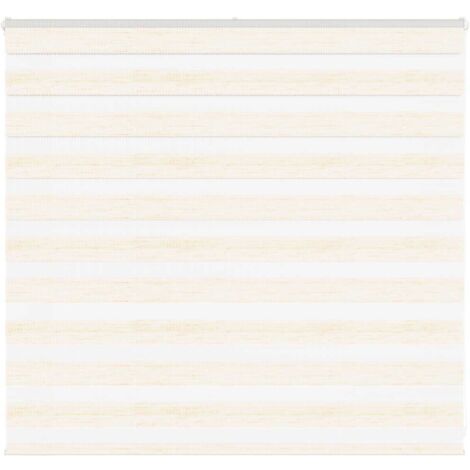 Zebrarollo Marmorbeige 155x100cm Stoffbreite 150,9 cm Polyester vidaXL