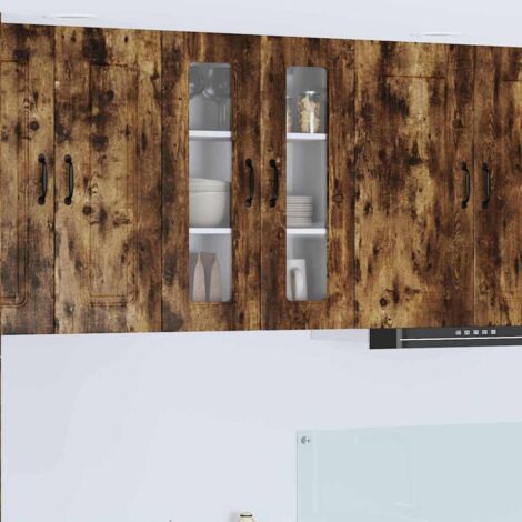 Küchenschrank Kalmar Geräucherte Eiche 60 x 31 x 80 cm vidaXL