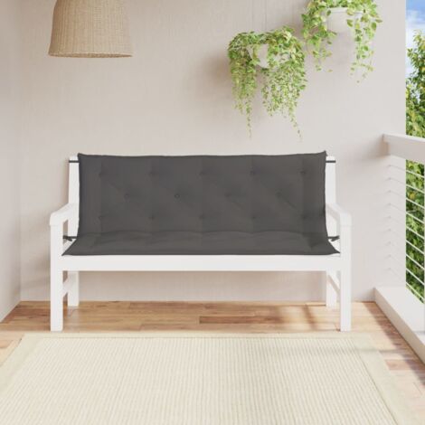 Gartenbank-Auflagen 2 Stk. Anthrazit 150x50x7 cm Oxford-Gewebe vidaXL