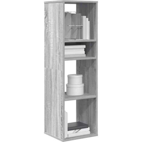 Bücherregal Grau Sonoma 34x31x112 cm Holzwerkstoff vidaXL (1/5)