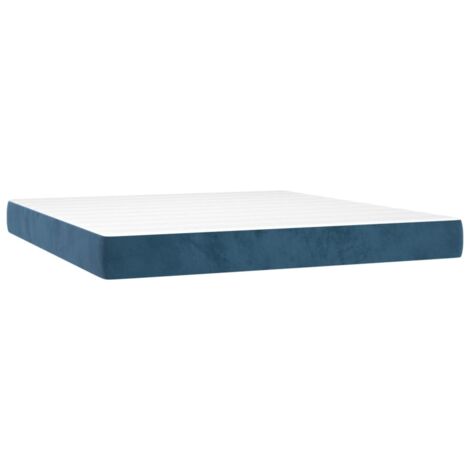 Matratze mit Taschenfederkern Dunkelblau 180x200x20 cm