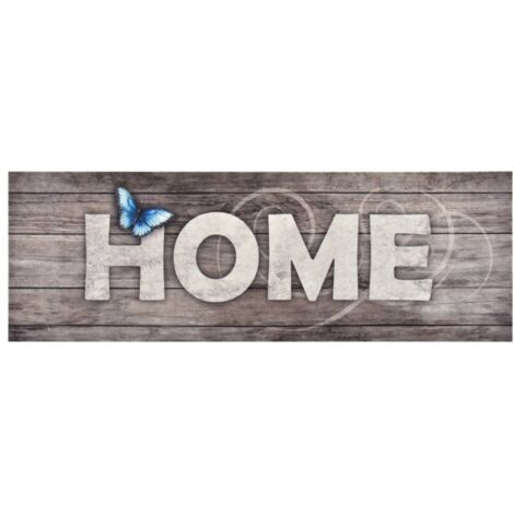 Küchenbodenmatte Waschbar Home 45x150 cm vidaXL