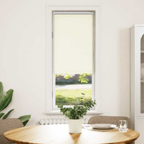 Verdunkelungsrollo Cremeweiß 55x130cm Stoffbreite 50,7 cm vidaXL