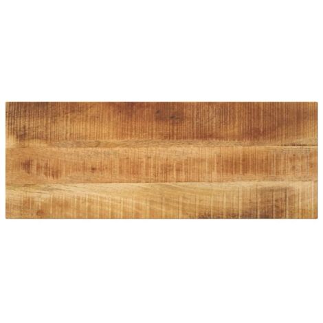 Tischplatte 70x40x3,8 cm Rechteckig Raues Massivholz Mango vidaXL
