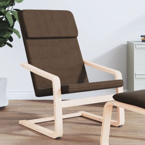 Relaxsessel Dunkelbraun Stoff vidaXL