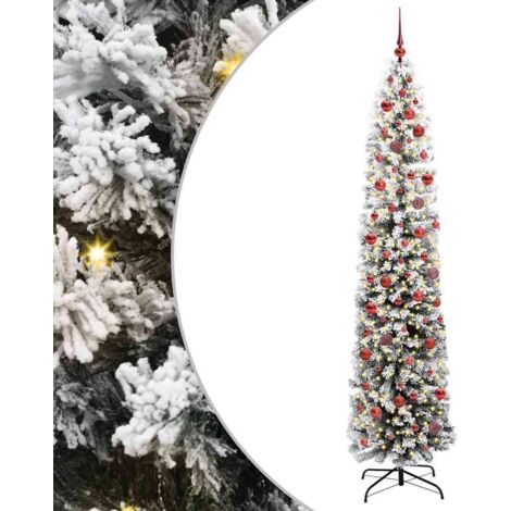 Künstlicher Weihnachtsbaum mit 300 LEDs mit Ständer Grün 240 cm vidaXL