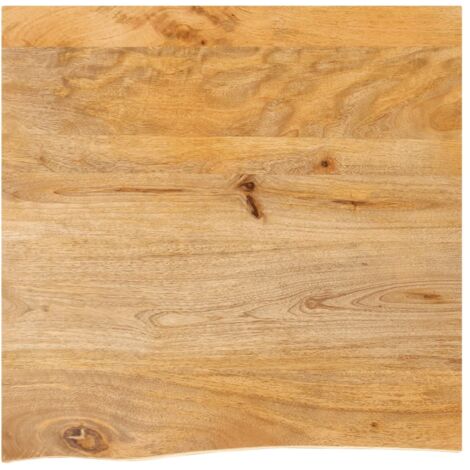 Tischplatte mit Baumkante 60x60x3,8 cm Massivholz Mango vidaXL