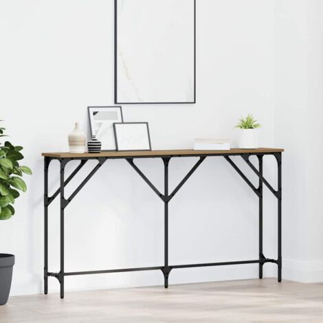 Konsolentisch Artisan-Eiche 140 x 23 x 75 cm vidaXL