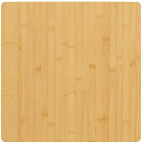 vidaXL Tischplatte 60x60x1,5 cm Bambus (1/4)