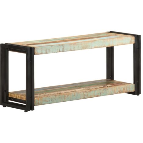 vidaXL TV-Möbel 90x30x40 cm Massivholz aus recyceltem Holz