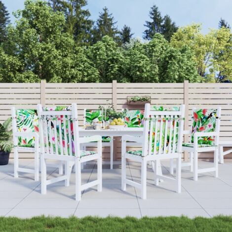 Sitzkissen für Niederrückenstühle im 6er-Pack, mehrfarbig, Stoff