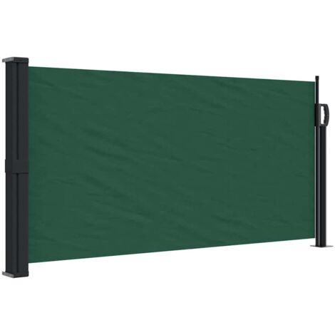 Seitenmarkise Ausziehbar Dunkelgrün 100x500 cm vidaXL