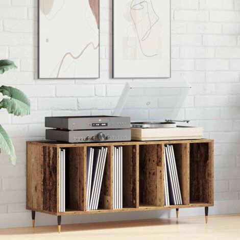 Schallplattenschrank Altholz 100 x 38 x 48 cm Holzwerkstoff vidaXL