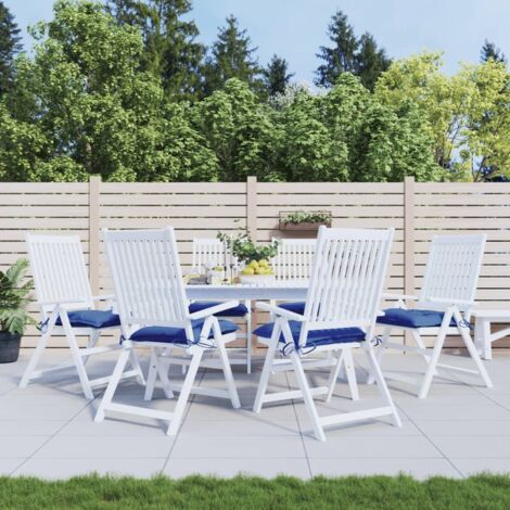 vidaXL Palettenkissen 6 Stk. Blau 50x50x7 cm Oxford-Gewebe