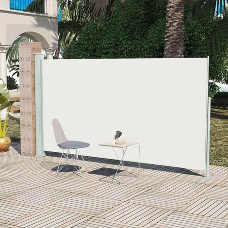vidaXL Patio Terrace Side awning 160 x 300 cm Cream Colour